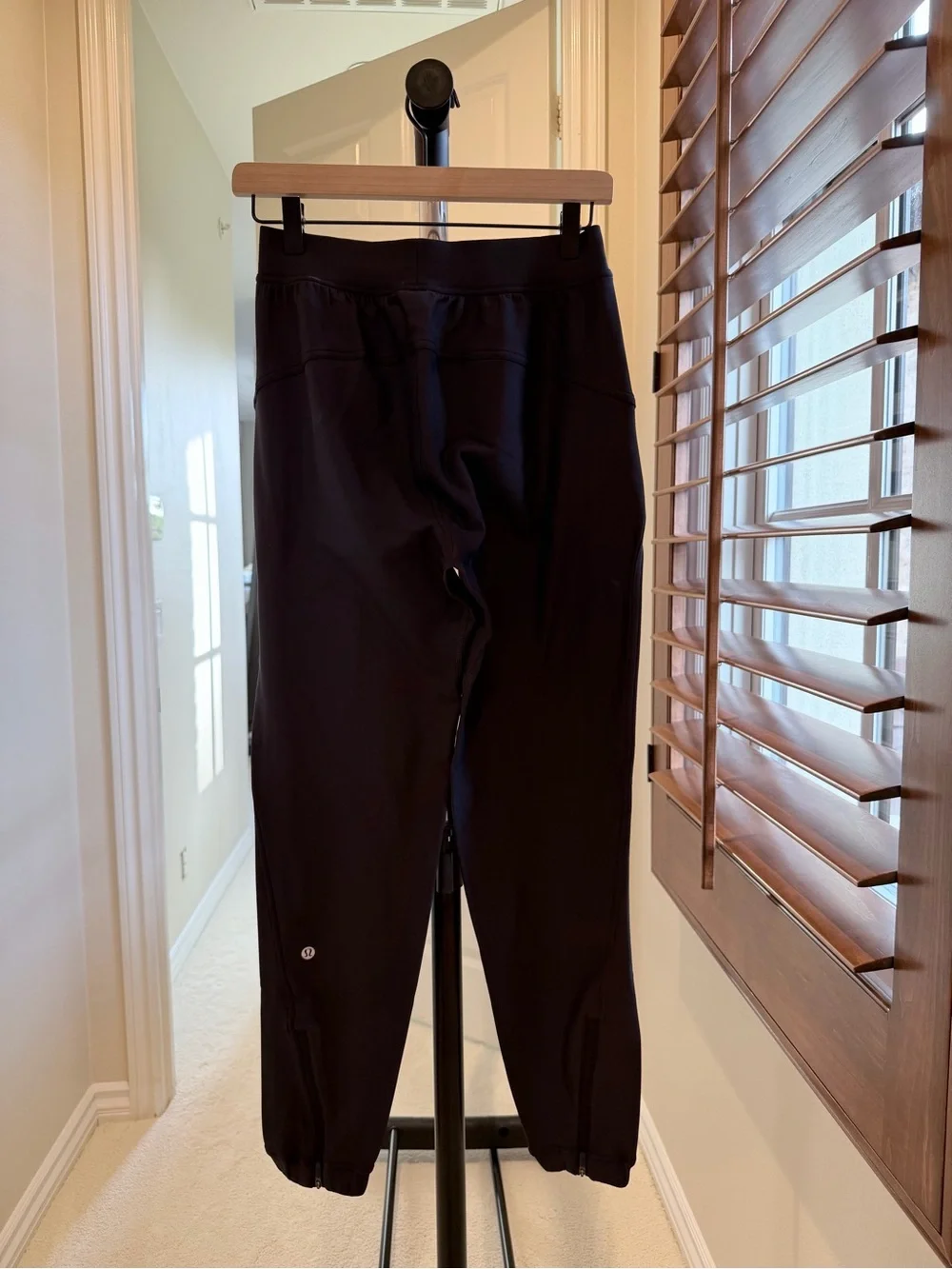 NWT Lululemon Adapted State High-Rise Fleece Jogger Black Night BKNT Size 4